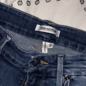 Good American Good Waist ripped skinny jeans